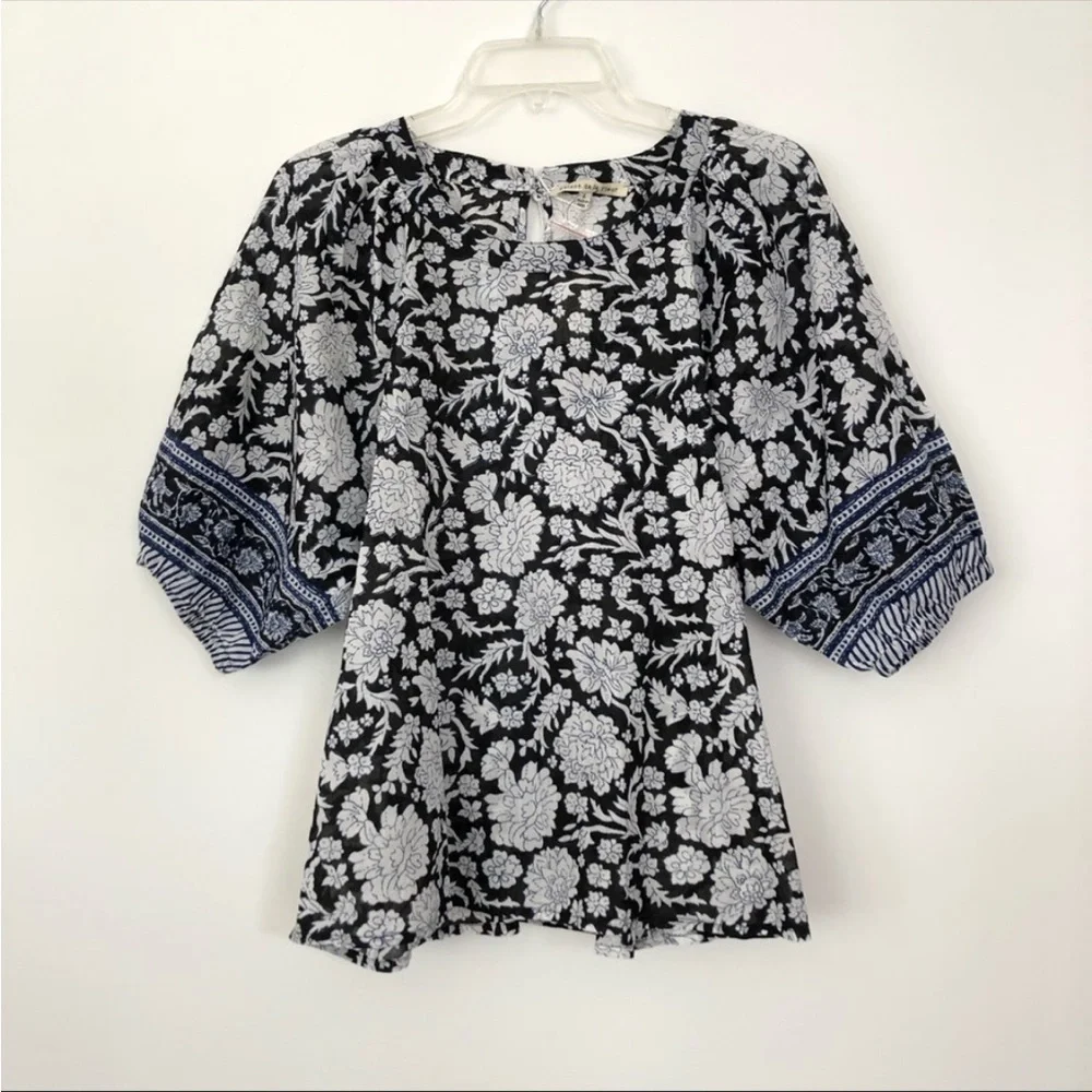 Anthropologie Saison de la Fleur Becca
Puff Sleeve - Picture 3 of 4